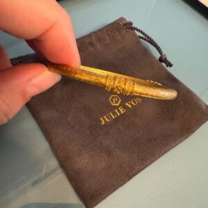 Julie Vos Catalina Gold Bangle Bracelet